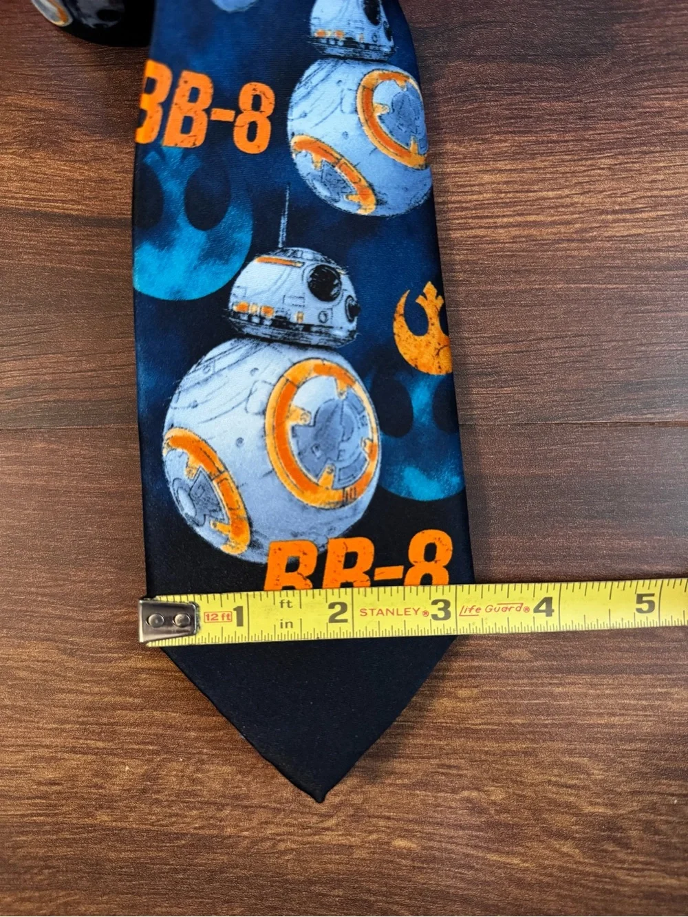 Star Wars BB-8 Kids Tie — Navy Blue and Orange